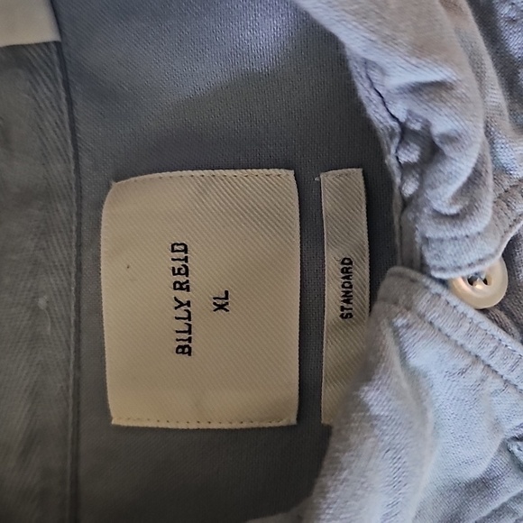 Billy Reid Light Blue Casual Button Down Shirt - Picture 2 of 5